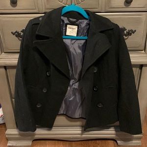 Old Navy Black Peacoat Size small